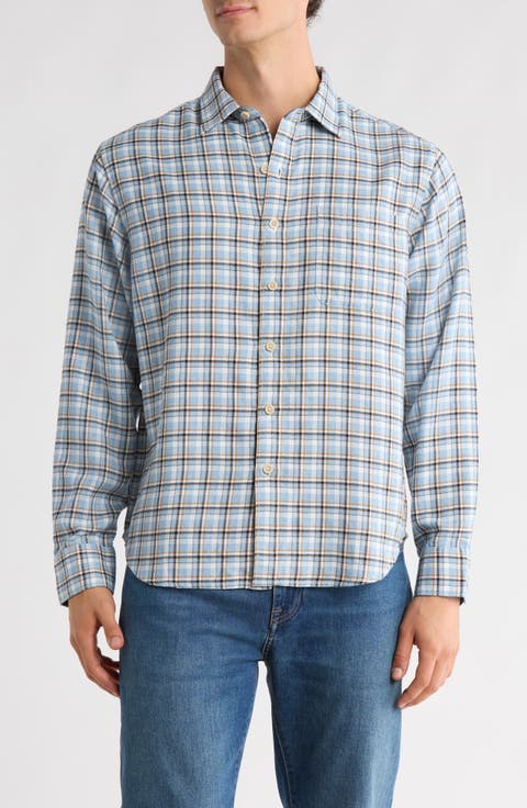 Pineview Plaid Twill Button-Up Shirt