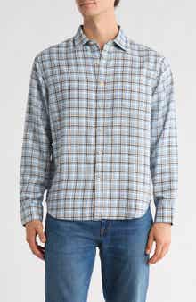 Tommy Bahama Pineview Plaid Twill Button-Up Shirt