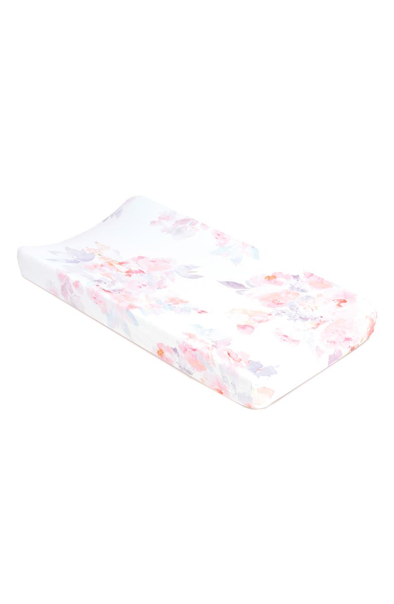 Oilo Prim Changing Pad Cover & Jersey Crib Sheet Set, Alternate, color, 