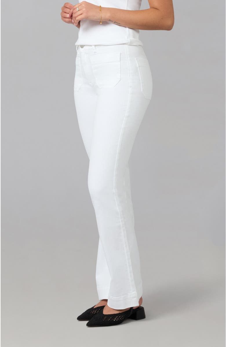 Lola Jeans Alice High Rise Flare Jeans, Alternate, color, White