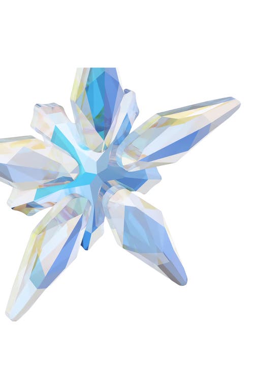 Swarovski 2025 Annual Edition Anniversary Crystal Snowflake Ornament In Blue