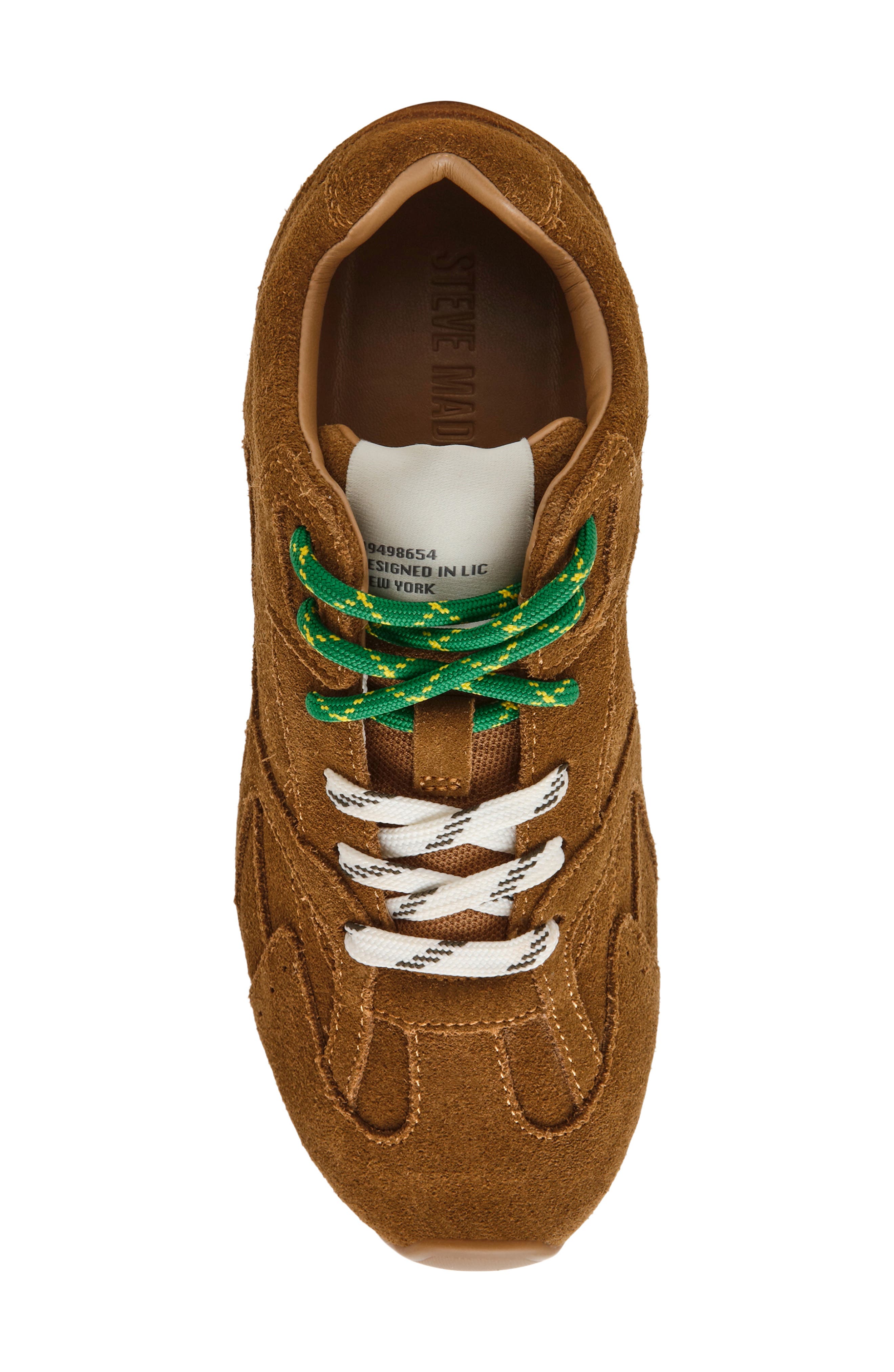 Steve Madden Aziel Sneaker, Alternate, color, Camel Suede