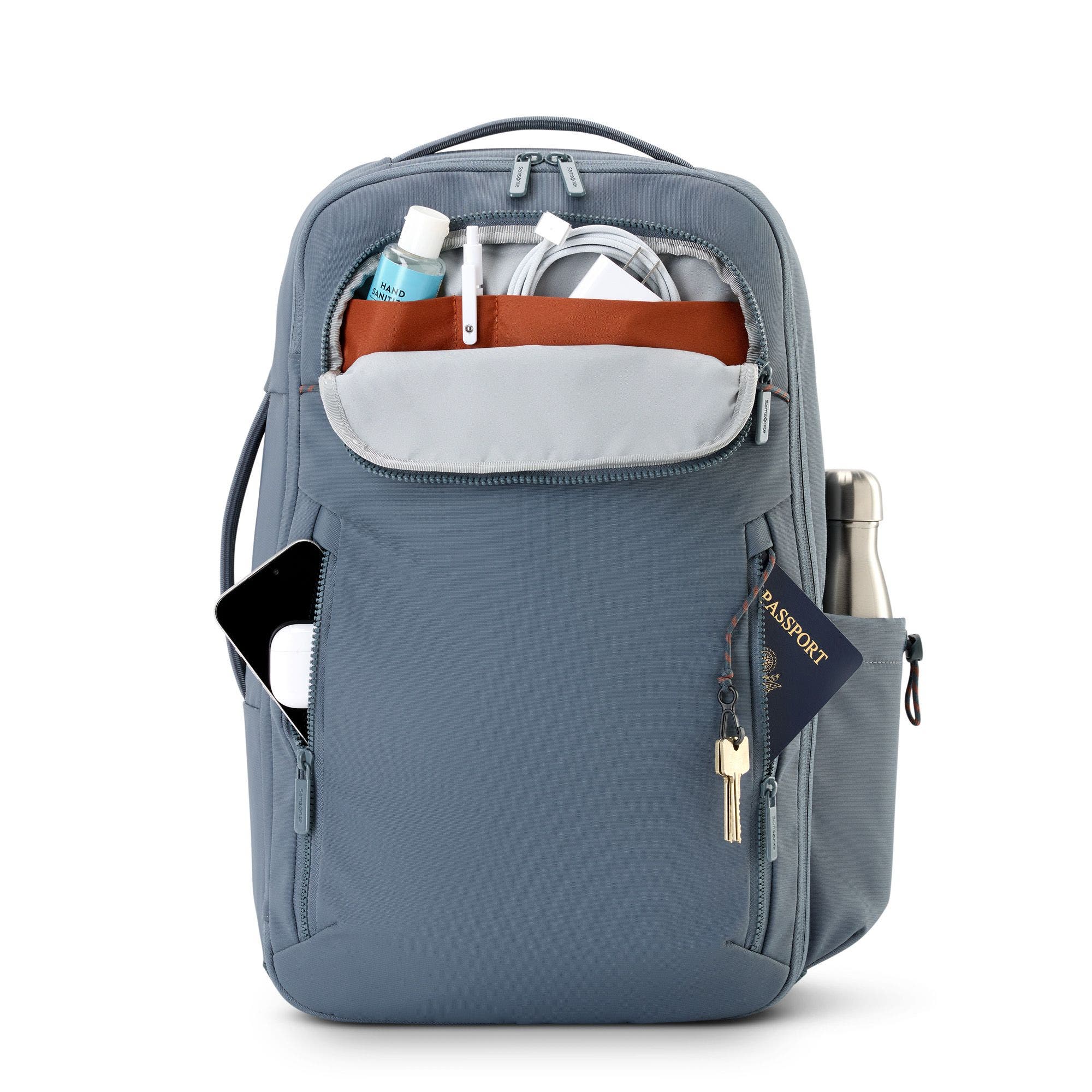 AXXIS Travel Backpack, Alternate, color, Slate Blue