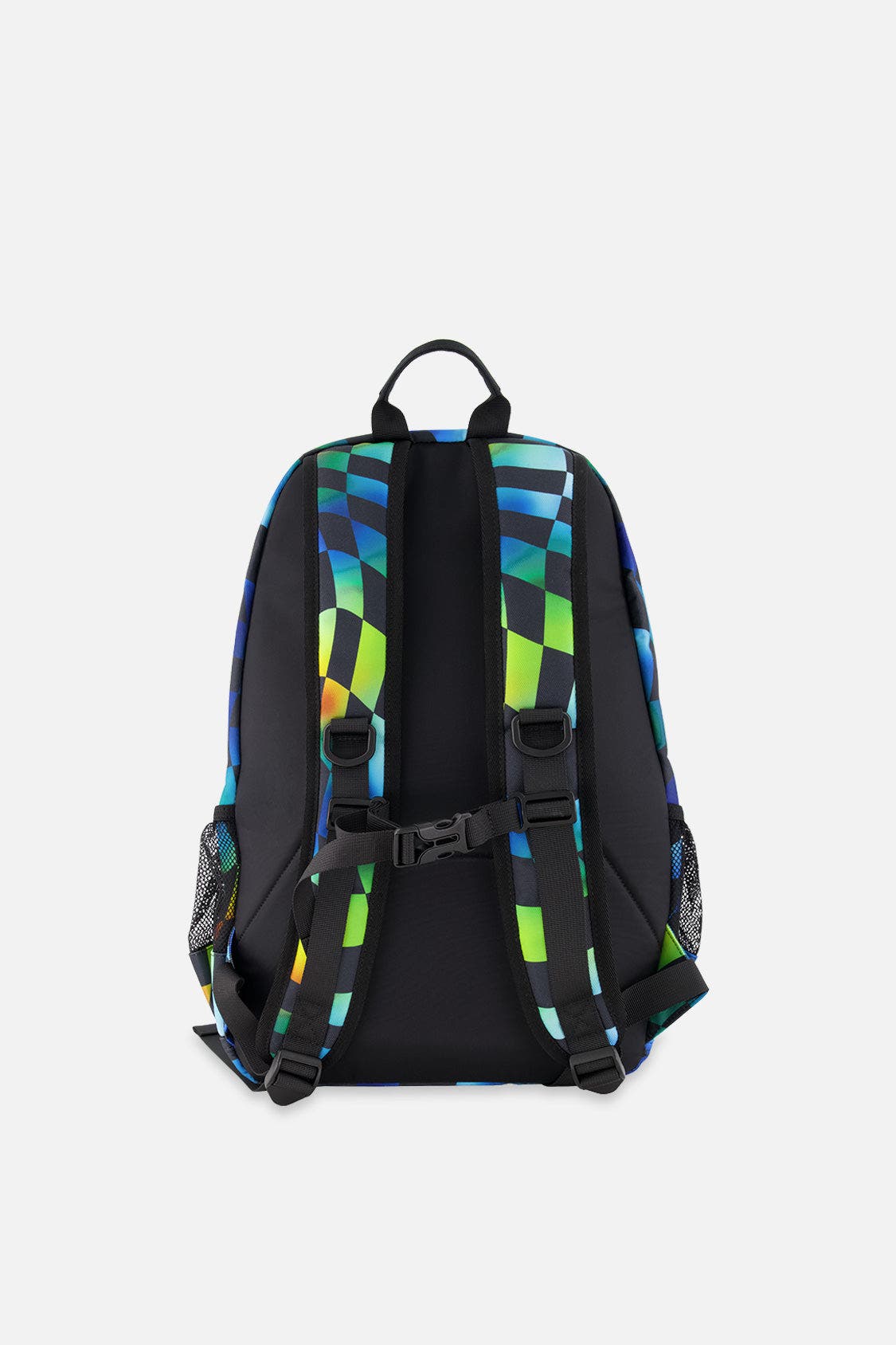 Checkered Practical Spacious Durable Backpack, Alternate, color, Blue Checkered Print