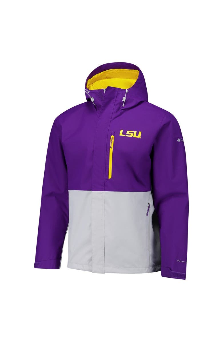 Columbia Men's Columbia  Purple LSU Tigers Field Bound Omni-Tech<sup>™</sup> Full-Zip Jacket, Alternate, color, Purple