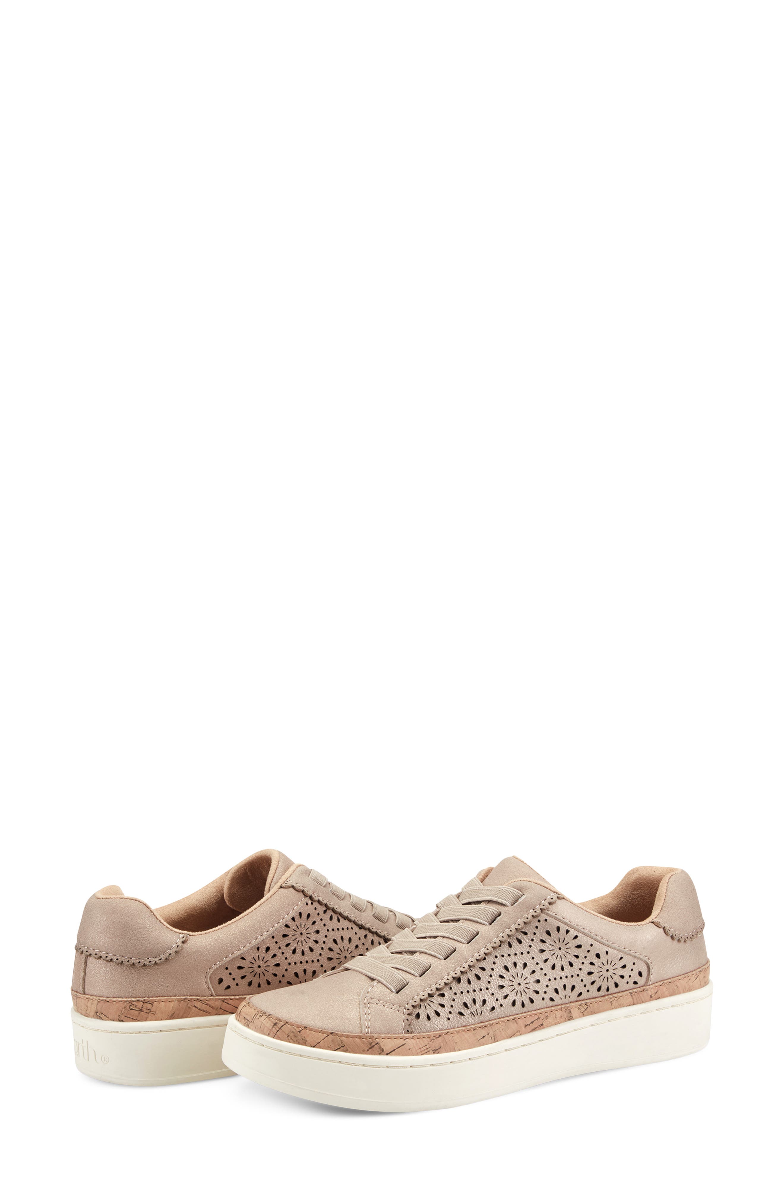 Kristal Laser Cut Platform Sneaker, Alternate, color, BRONZE FLECKS