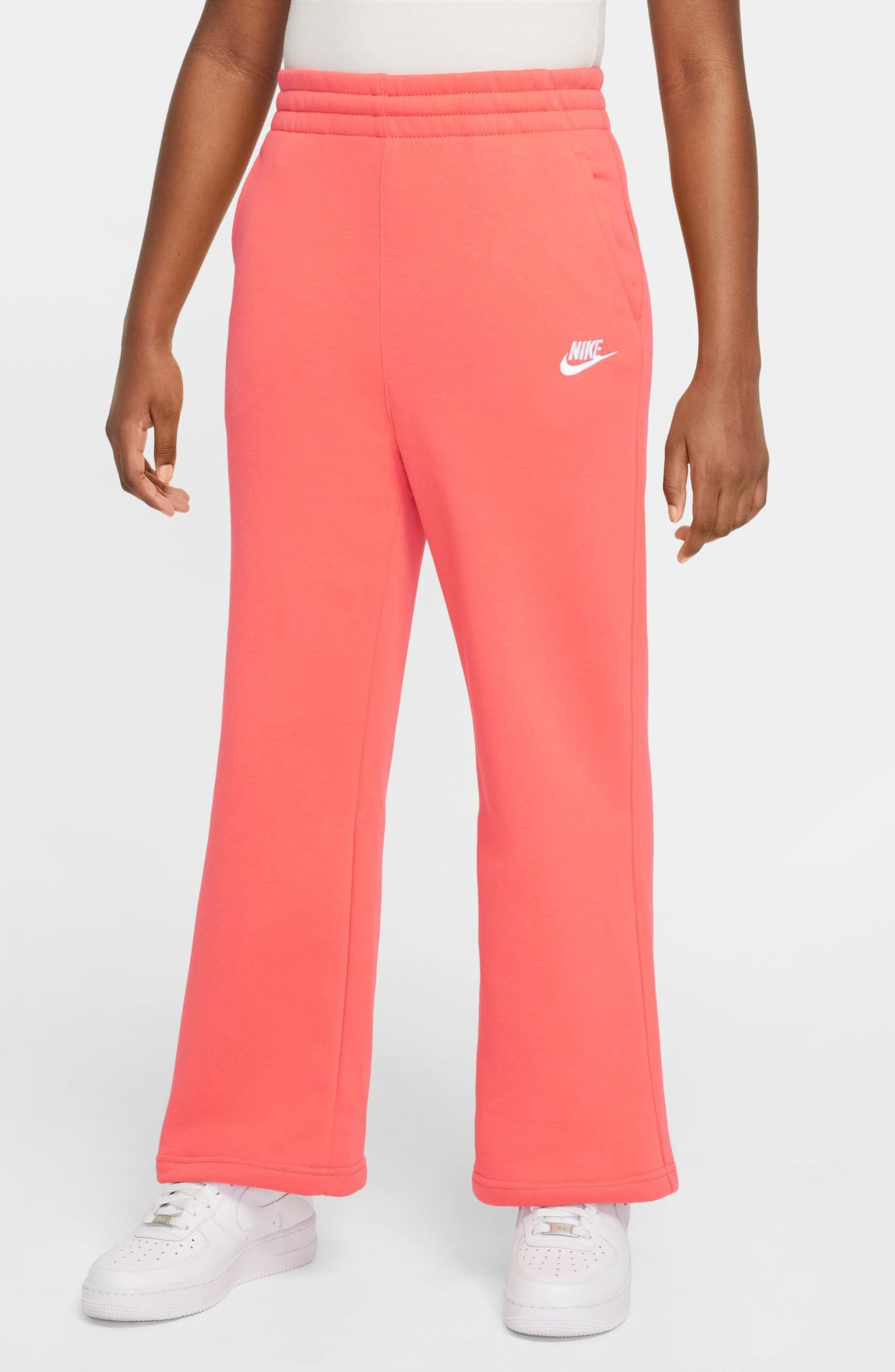 Nike Kids' Sportswear Club Fleece Wide Leg Sweatpants