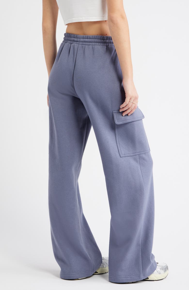 BP. Baggy Wide Leg Cargo Sweatpants, Alternate, color, Grey Folkstone