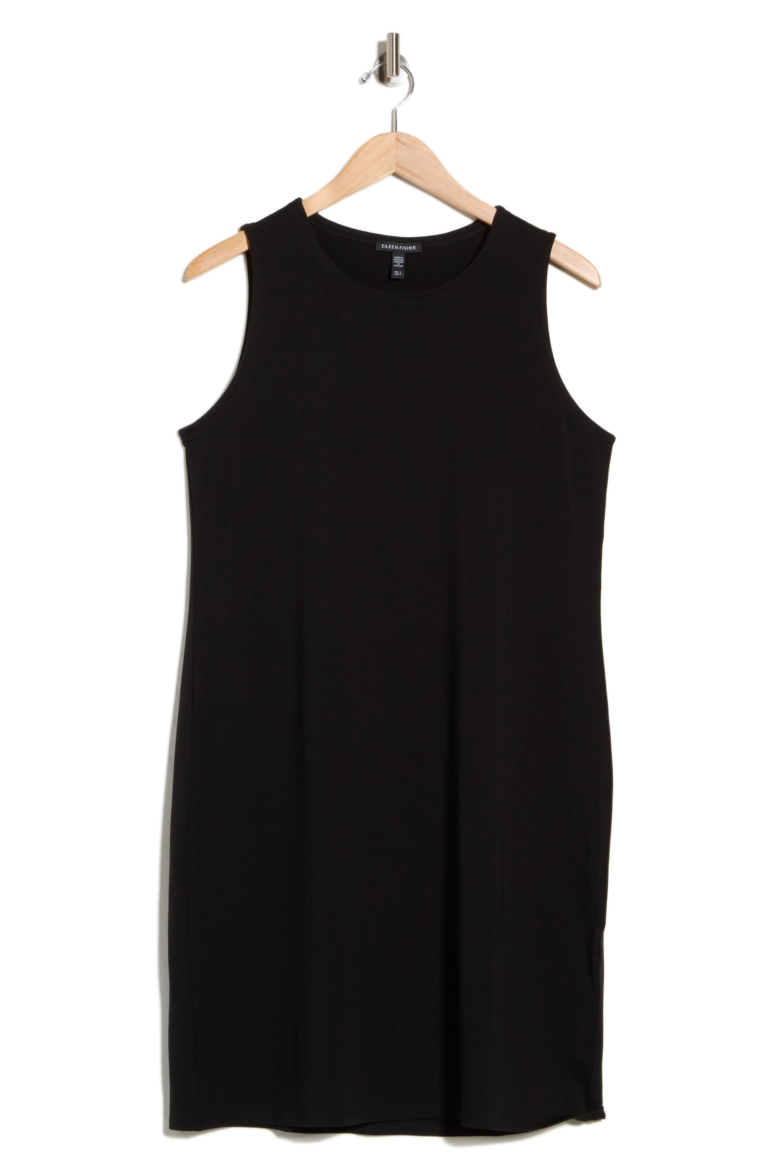 Eileen Fisher Jersey Shift Midi Dress
