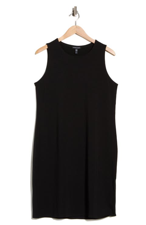 Jersey Shift Midi Dress