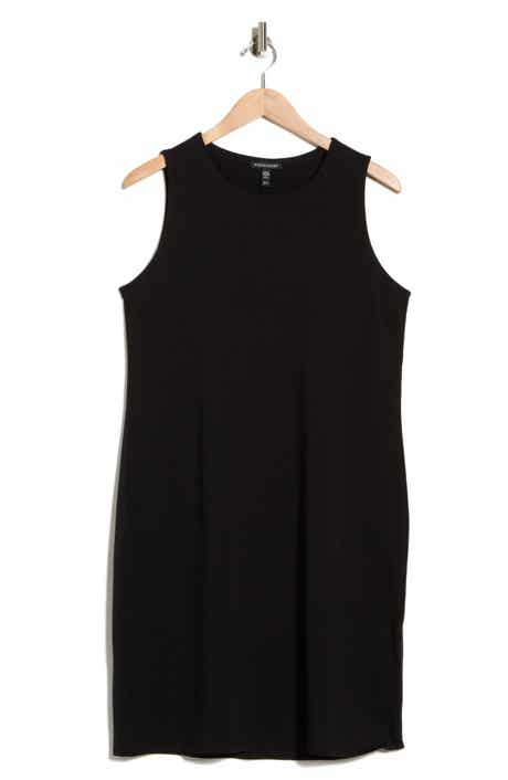Eileen Fisher Jersey Shift Midi Dress
