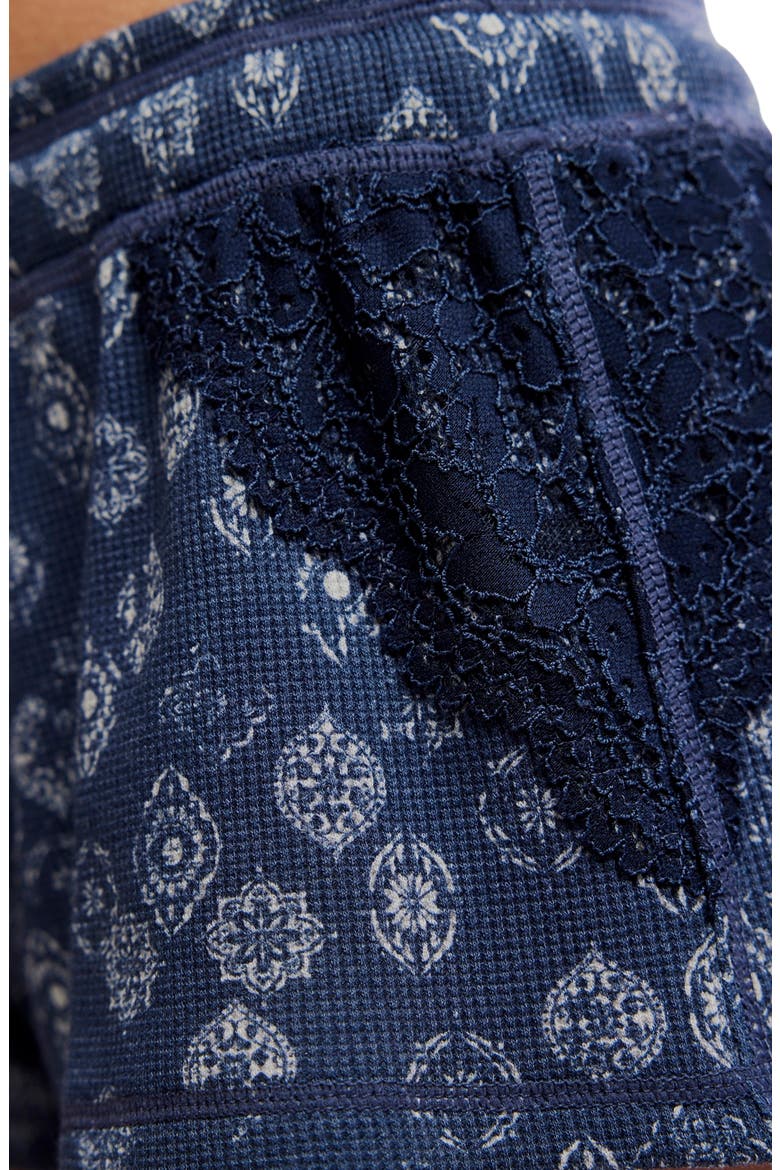 Made You Blush Shorts, Alternate, color, NAVY COMBO