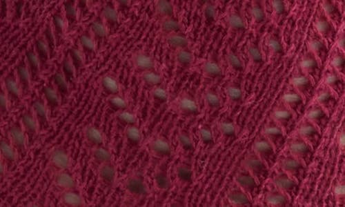 Casa Clara Pointelle Lettuce Edge Crew Socks In Brown