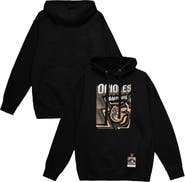 Mitchell & Ness Men's Mitchell & Ness Black Baltimore Orioles Sidewalk Sketch Pullover Hoodie