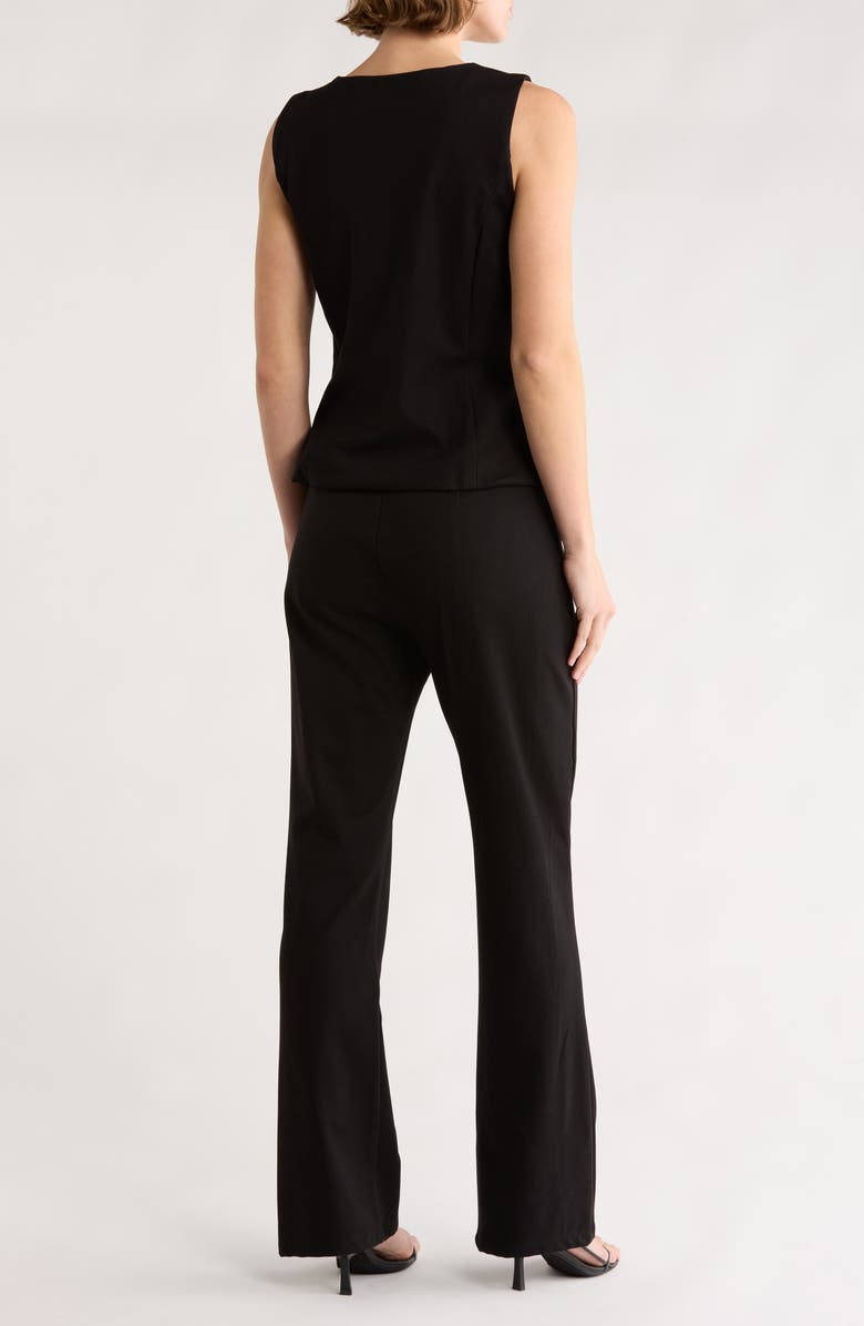 Parker Square Neck Vest Jumpsuit, Alternate, color, Rich Black