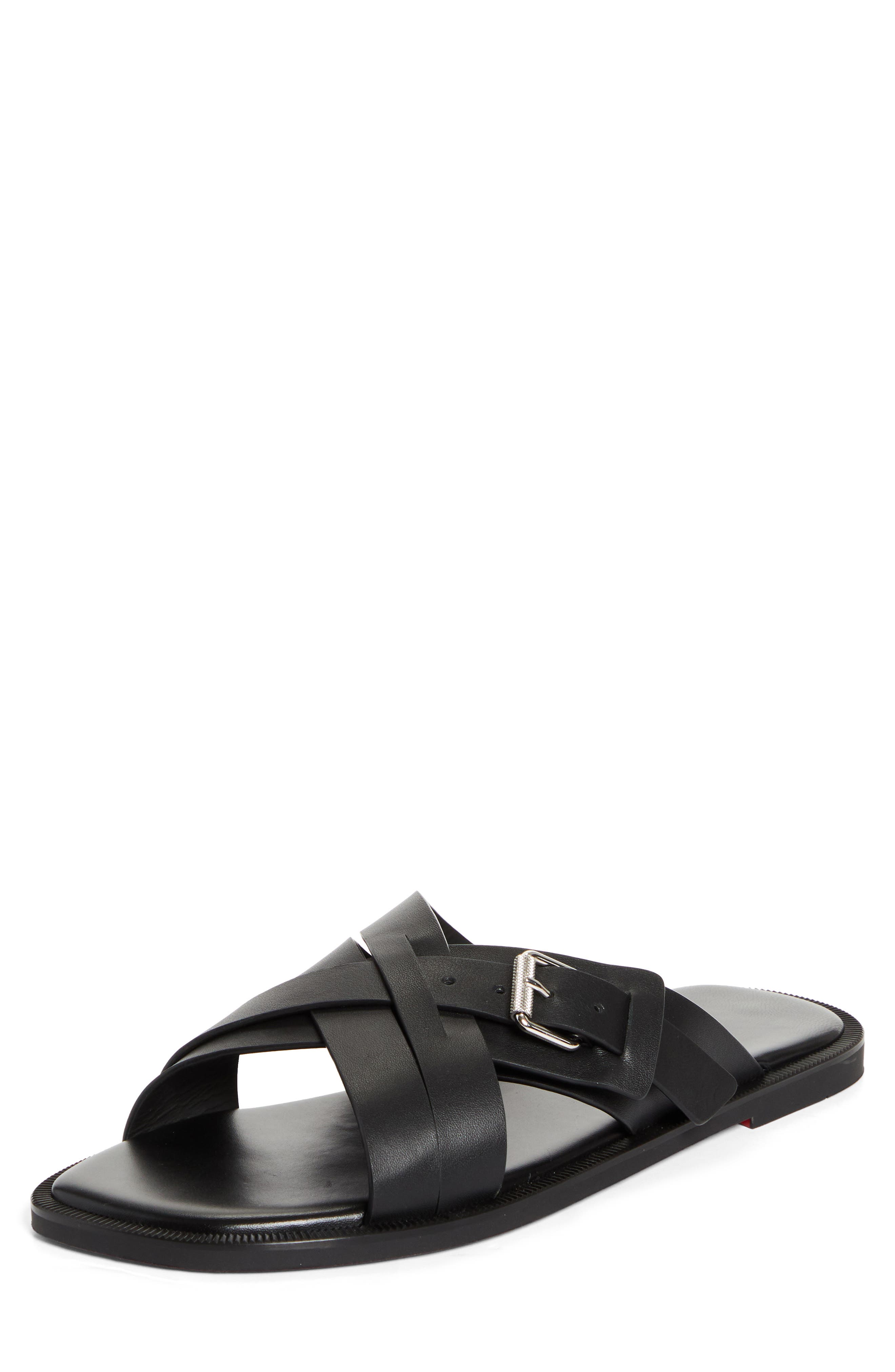 Emircross Slide Sandal, Main, color, BLACK