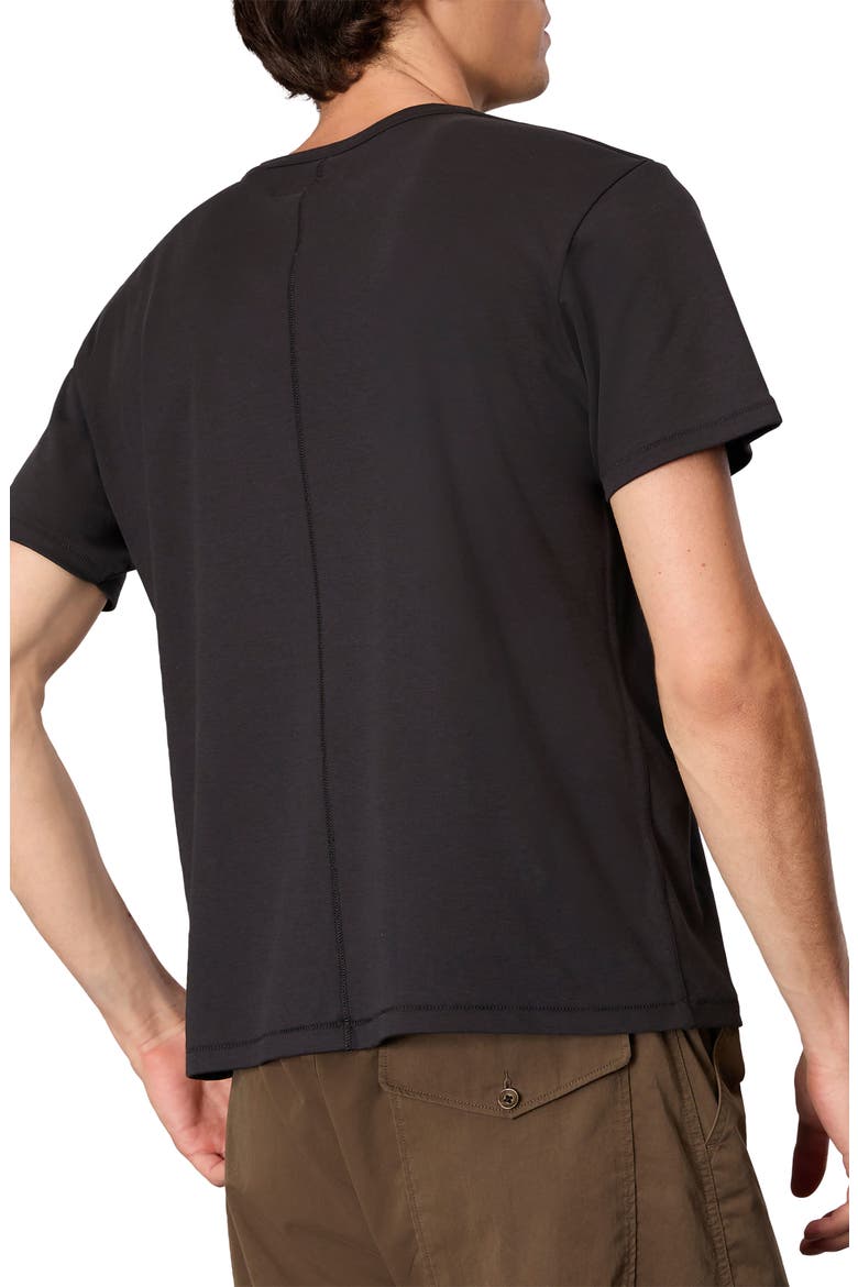 Pure Pima T-Shirt, Alternate, color, BLACK
