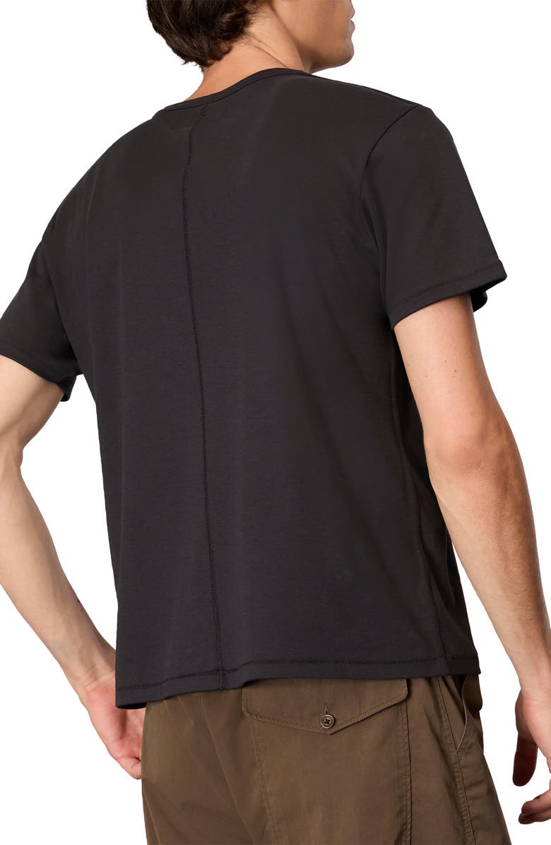 rag & bone Pure Pima T-Shirt, Alternate, color, Black
