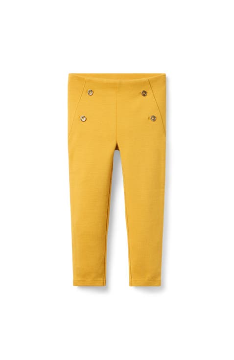 Button Ponte Pant (Little Kid & Big Kid)