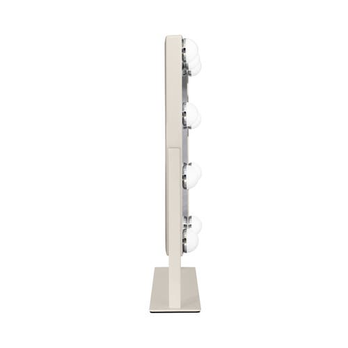 Zadro Small Vertical Hollywood Makeup Mirror With Lights In Neutral