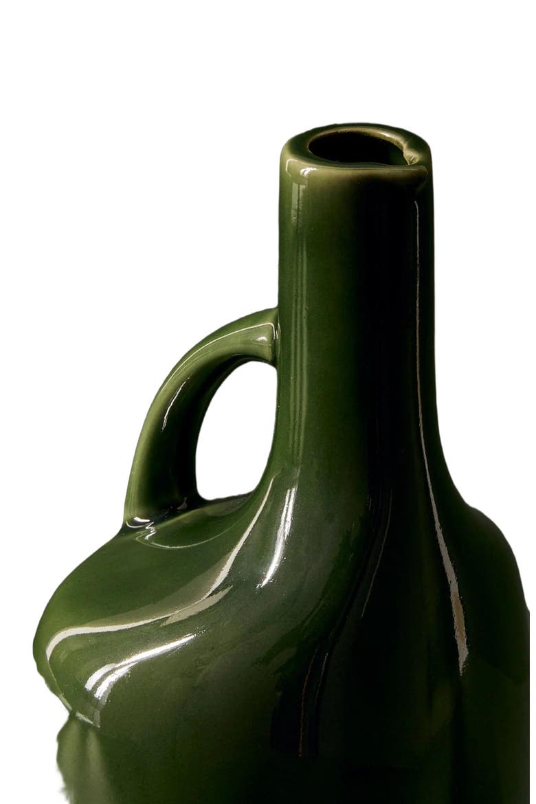 Olive Oil Bottle Canard, Alternate, color, Green