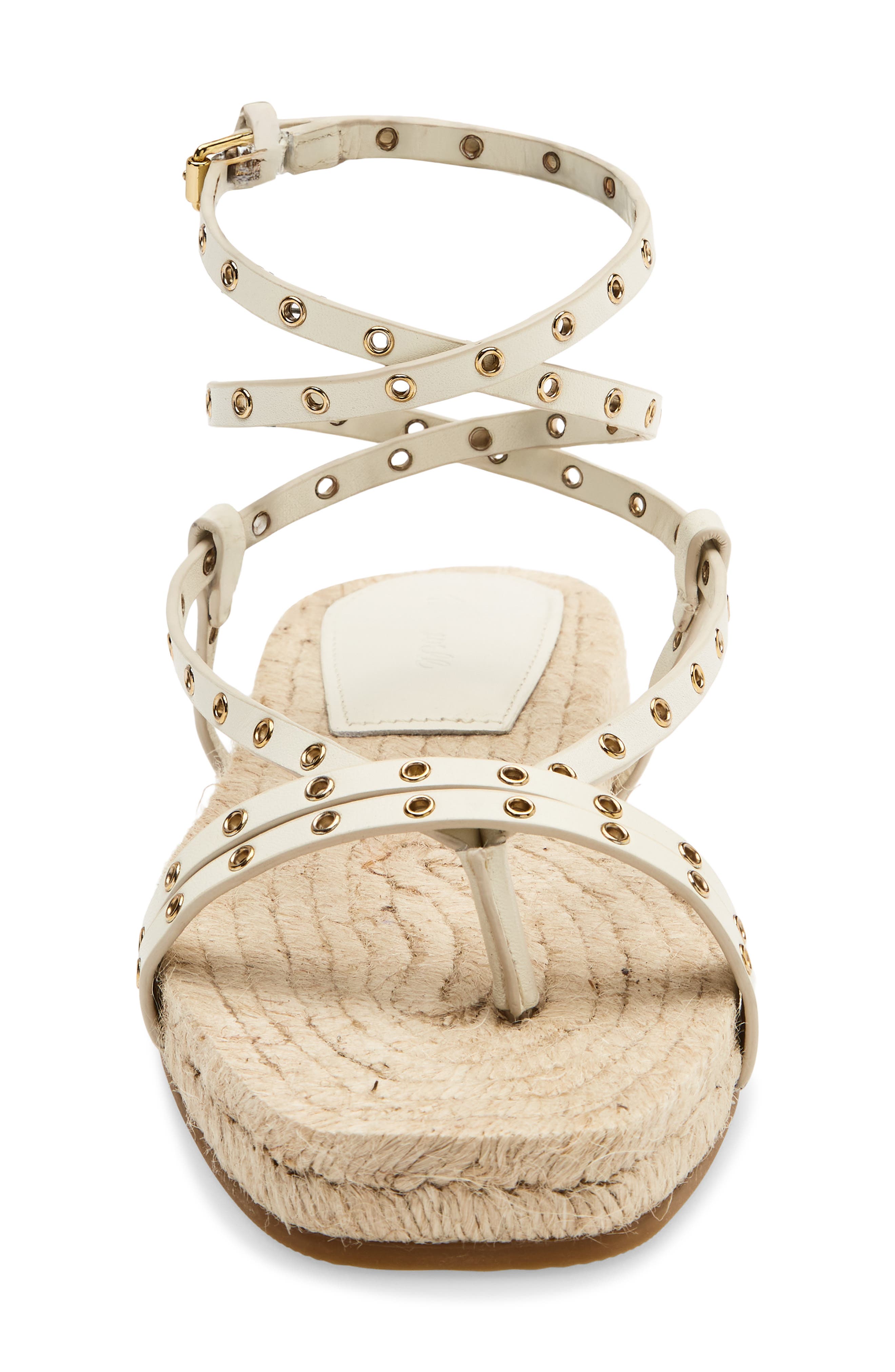 Madewell The Mira Espadrille Sandal, Alternate, color, Ivory