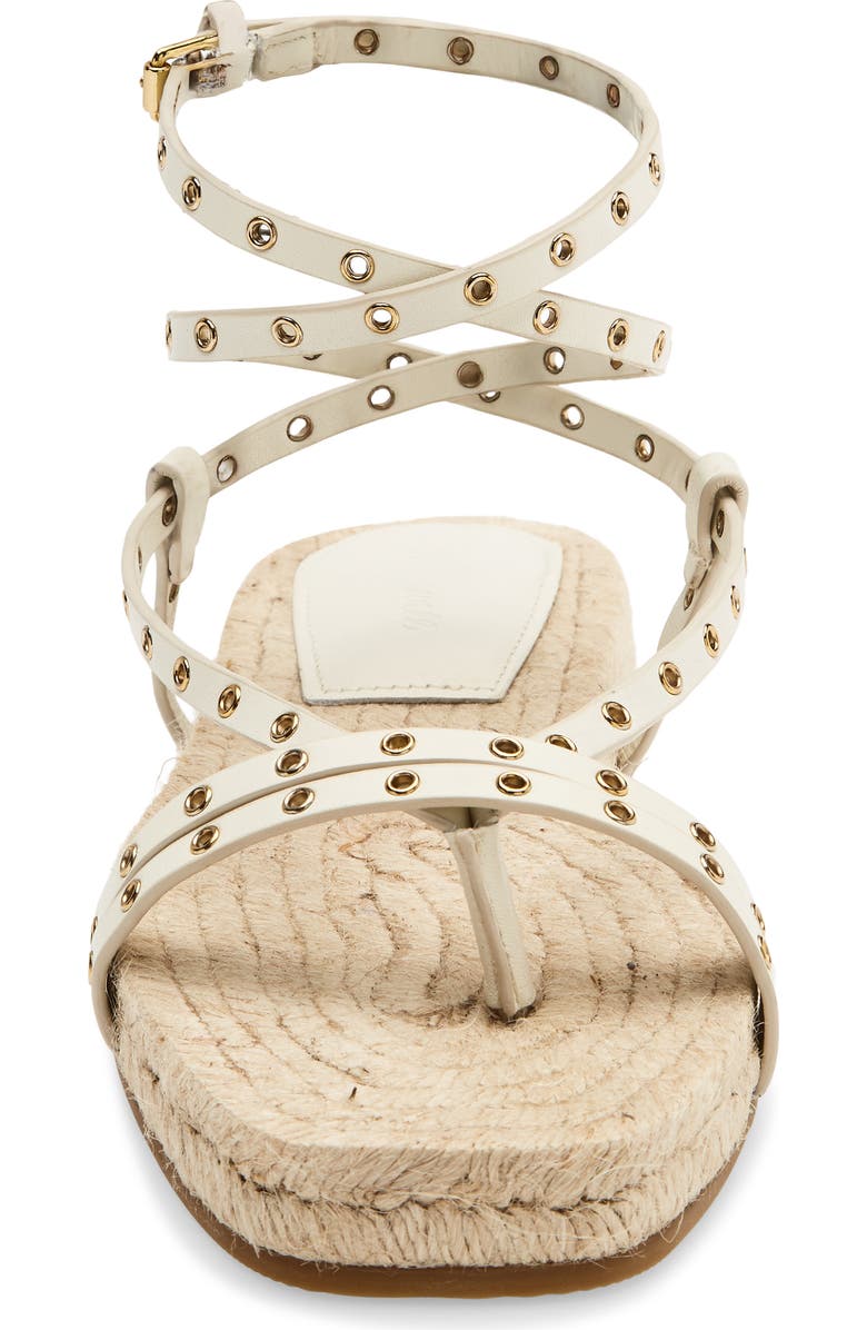 Madewell The Mira Espadrille Sandal, Alternate, color, Ivory