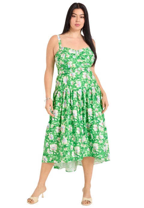 High Low Midi Dress