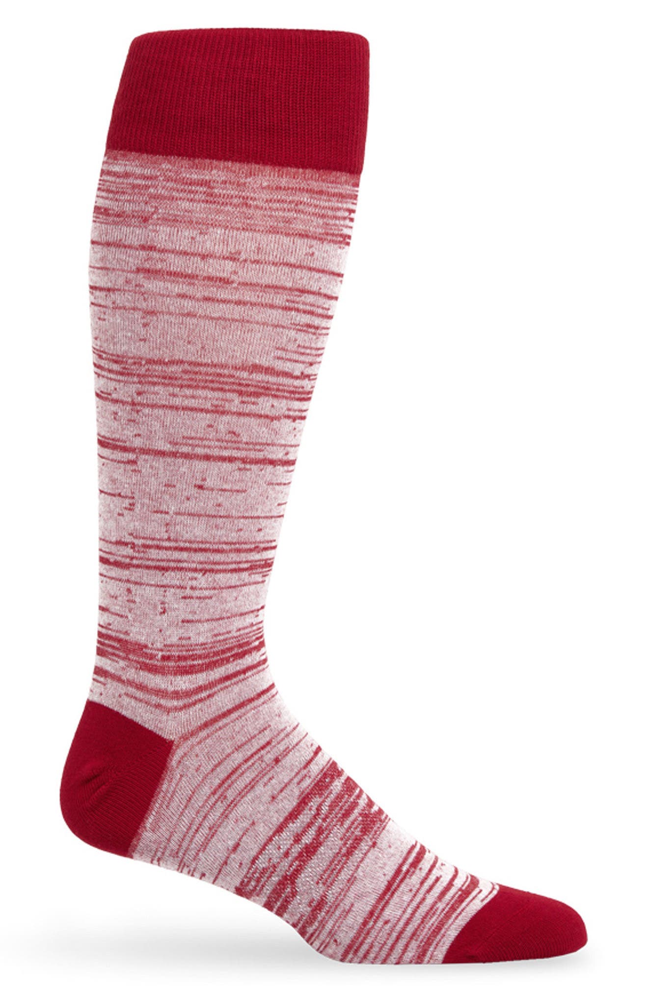 Cardinal Marl Mid-Calf Premium Novelty Dress Socks