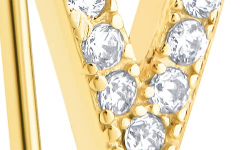 Sterling Forever Janine Cubic Zirconia Geometric Threader Earrings