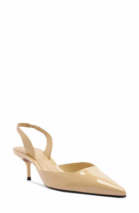 Schutz Paola Mid Slingback Pointed Toe Pump