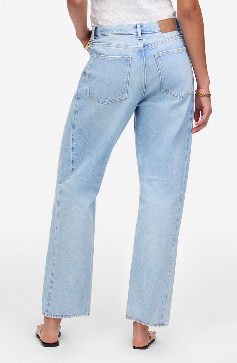 Madewell Pieced Barrel Leg Jeans, Alternate, color,