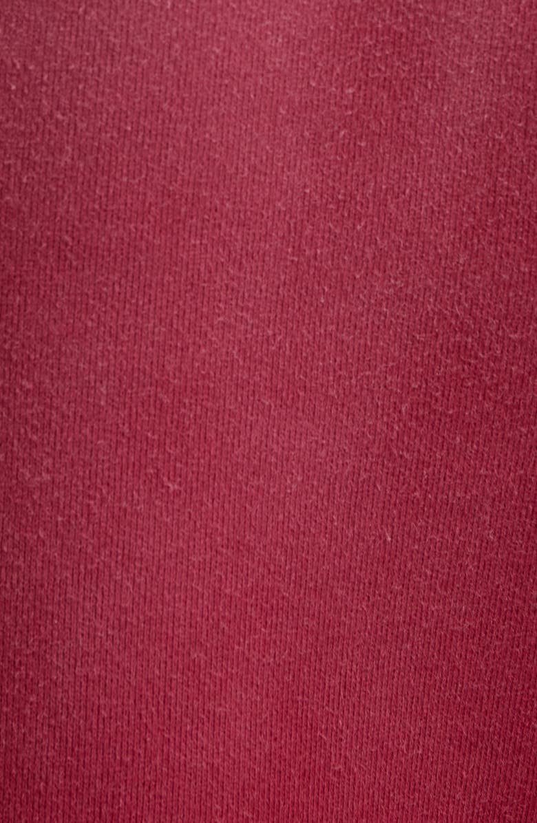 N.G.O. Running Horse Wide Leg Cotton Fleece Sweatpants, Alternate, color, Maroon