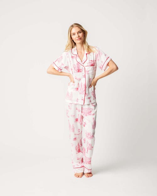 Katie Kime Pajama Pants Set In White