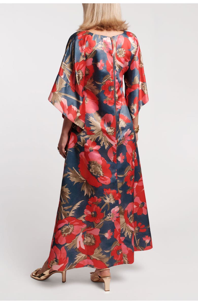 Frances Valentine Spinnaker Maxi Dress, Alternate, color, Blue/Red/Multi