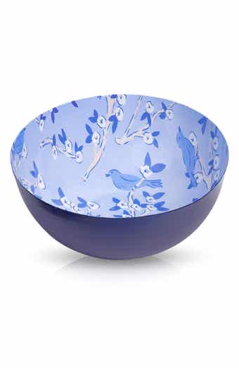 Indigo Orchard Statement Bowl