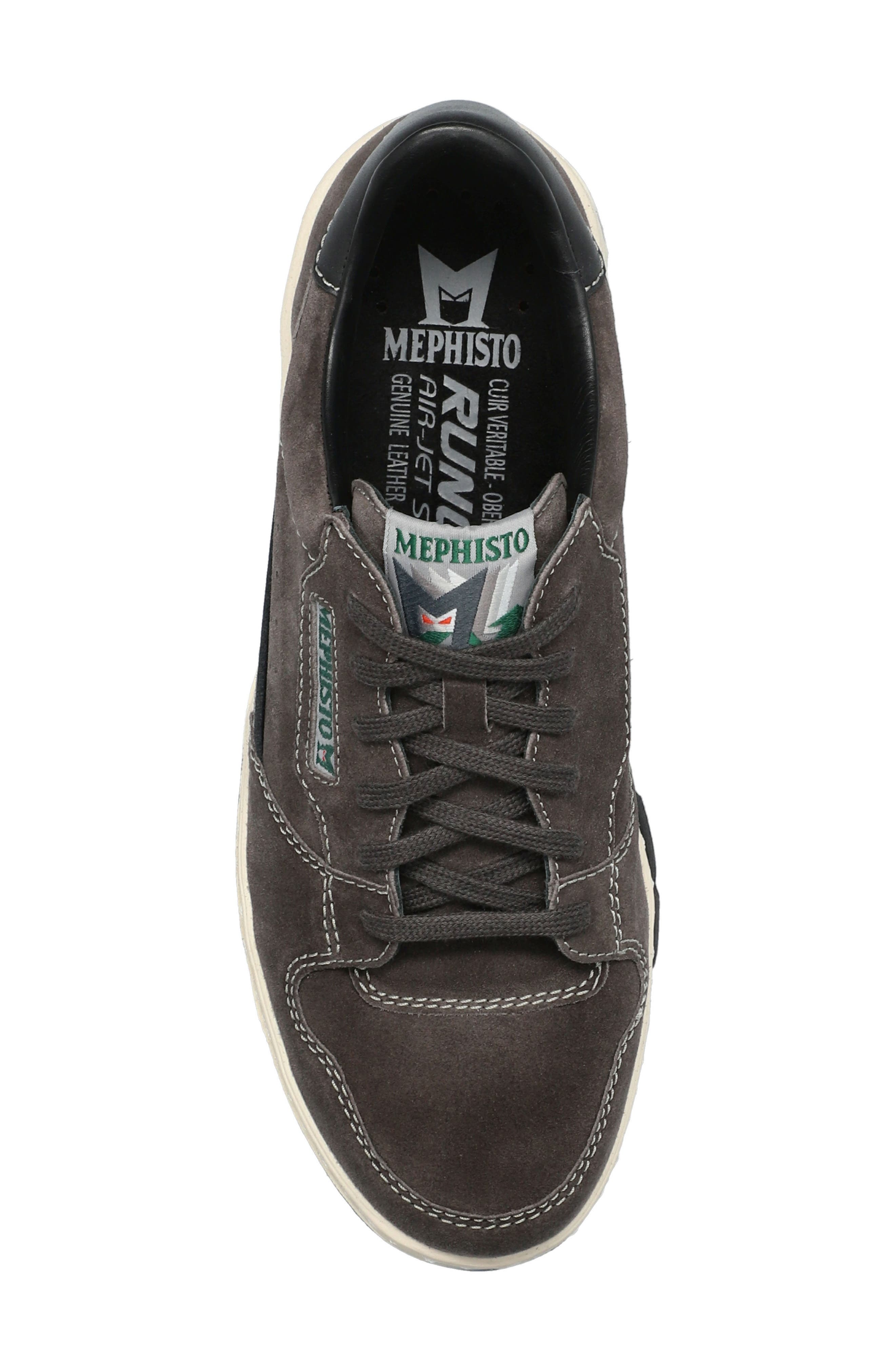 Mephisto Marius Suede Sneaker, Alternate, color, Graphite