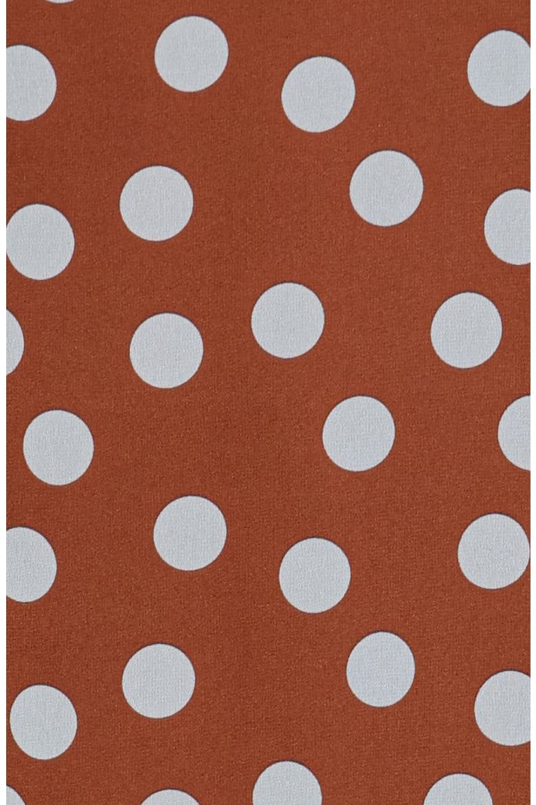 Keani Maxi Dress, Alternate, color, BROWN POLKA DOT