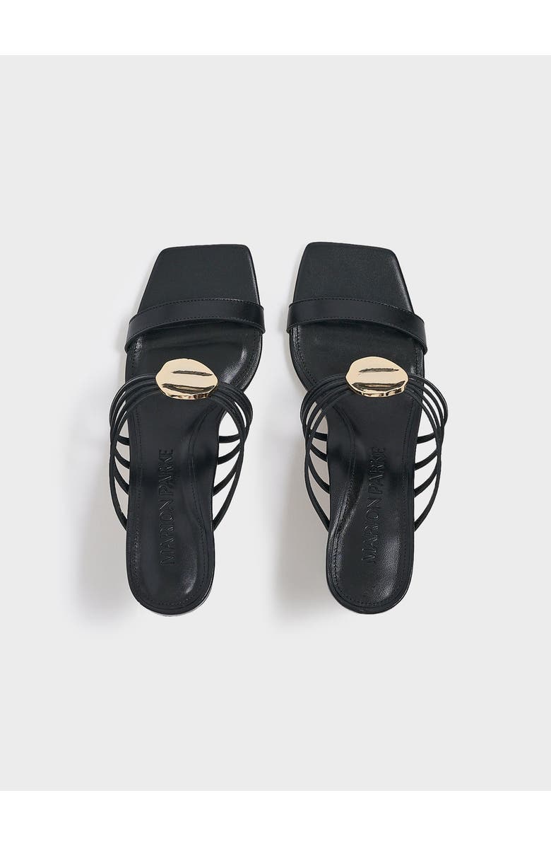 MARION PARKE Mia Block Heel | Nappa, Alternate, color, Black