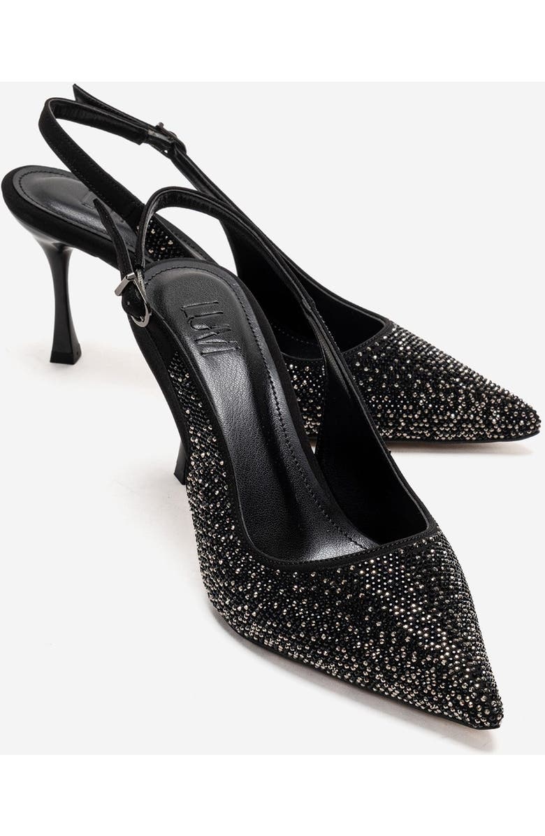 Prologue Shoes Johanna Slingback Embellished Stiletto Pump, Main, color, Oxford