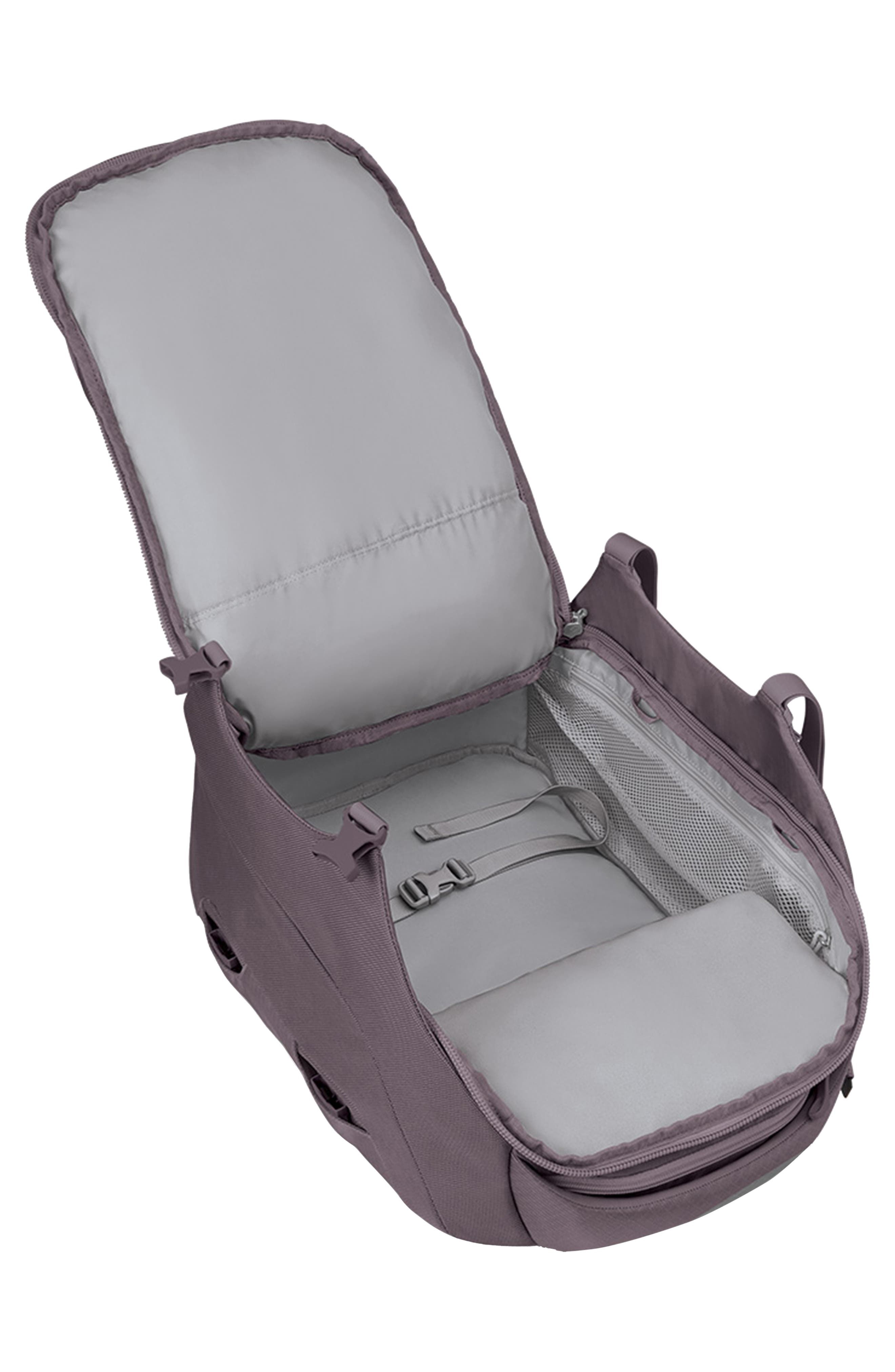 Sojourn Porter 30-Liter Recycled Nylon Travel Pack, Alternate, color, GRAPHITE PURPLE