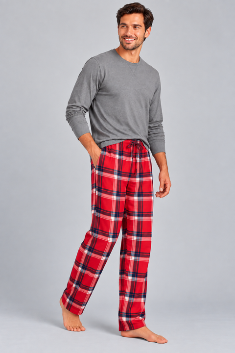 Men's Jersey/flannel 2-piece Pyjama Set