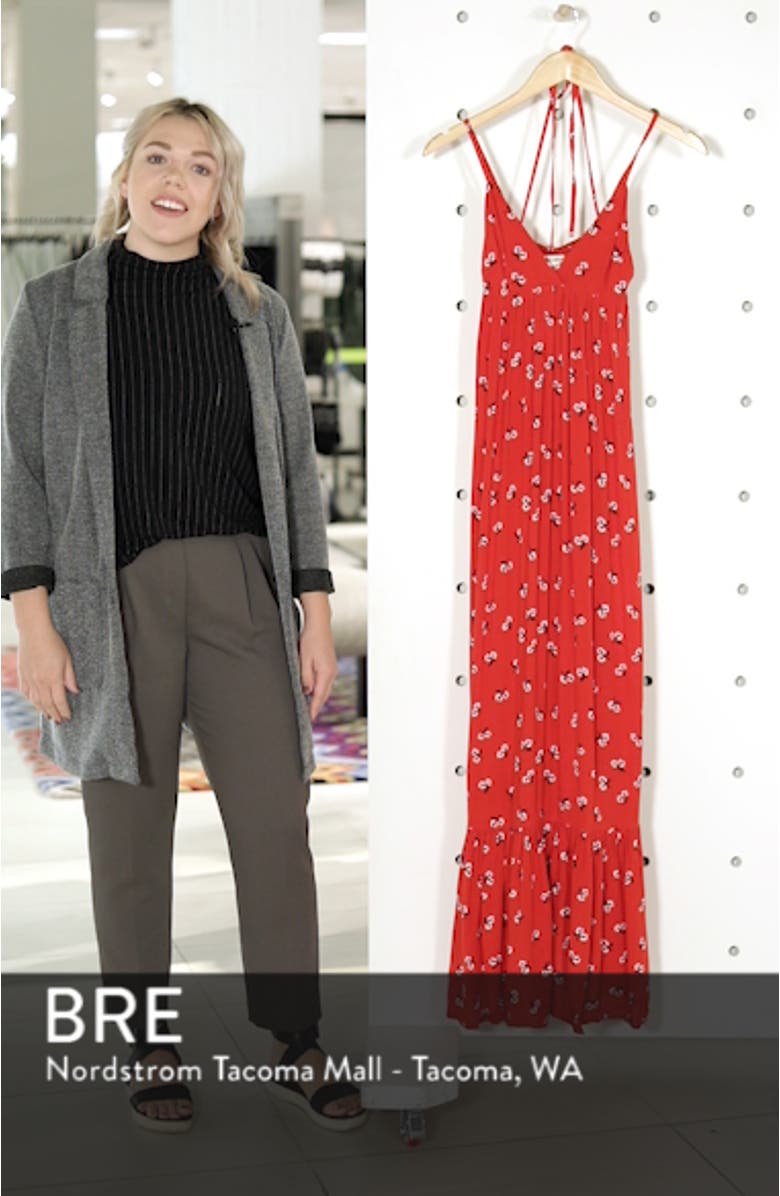 Flamed Out Print Maxi Dress, sales video thumbnail