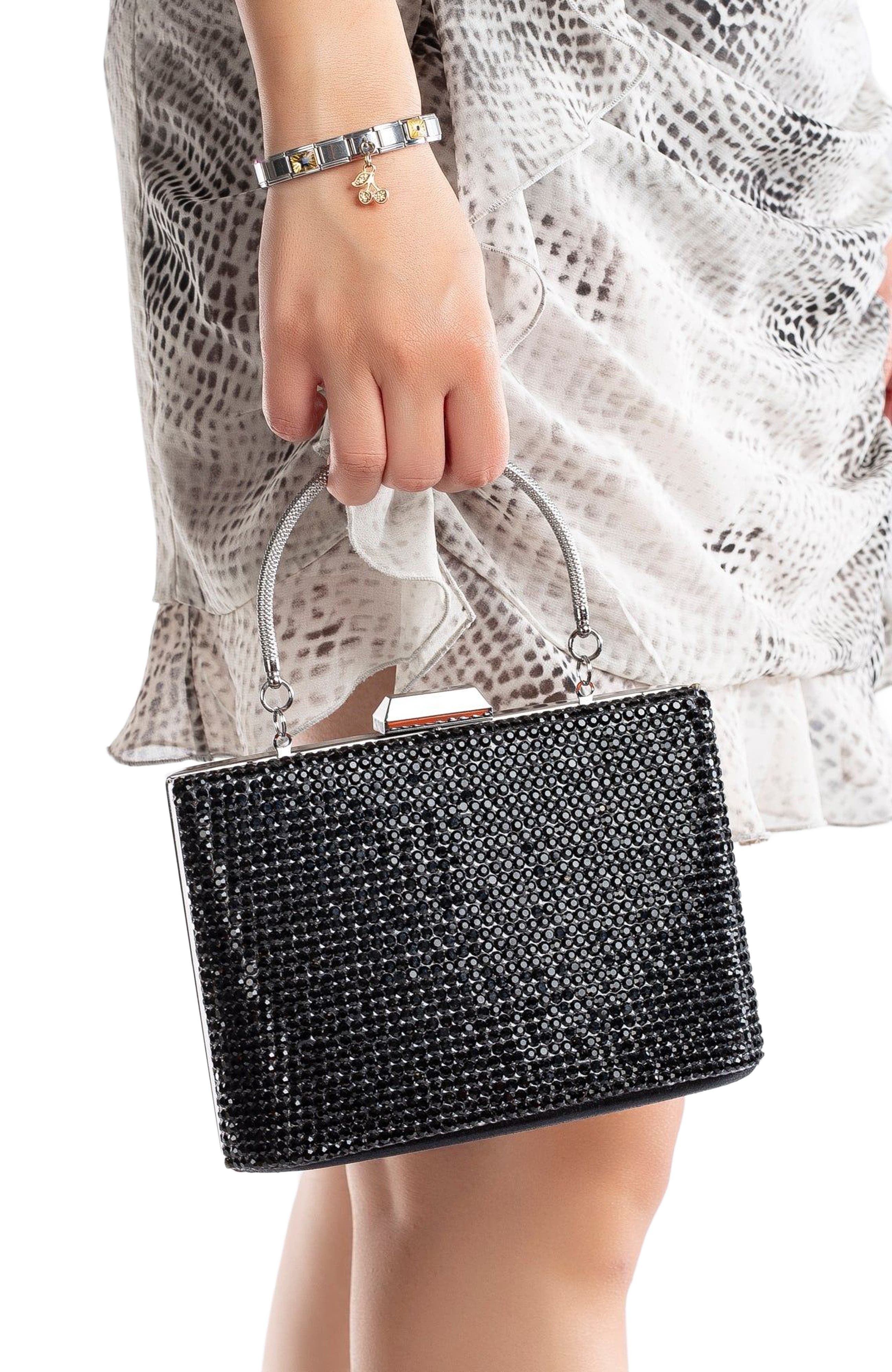 Forever & Always Shoes Marla Evening Clutch, Alternate, color, 