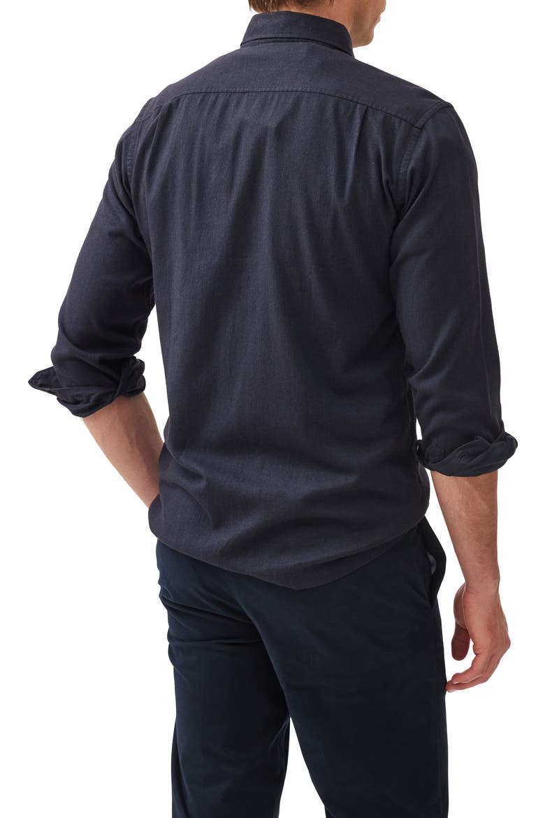 Barrhill Sports Fit Button-Down Shirt, Alternate, color, TWILIGHT