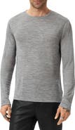 John Varvatos Clemente Lyocell & Wool Long Sleeve T-Shirt