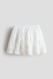 H&M Pintucked Cotton Skirt