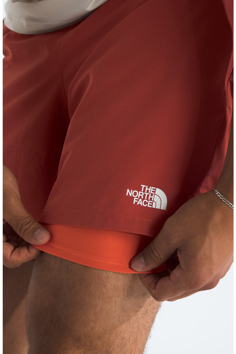 Wander 2-in-1 Shorts, Alternate, color, IRON CLAY/ LAVA RED
