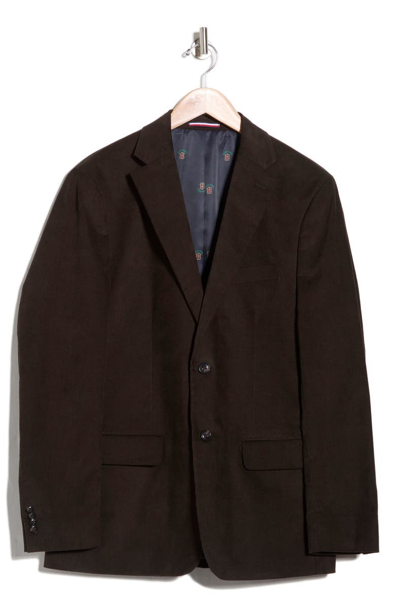 Tommy Hilfiger Two-Button Corduroy Sport Coat, Alternate, color, Hunter Green