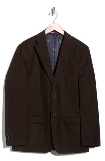Tommy Hilfiger Two-button Corduroy Sport Coat In Brown